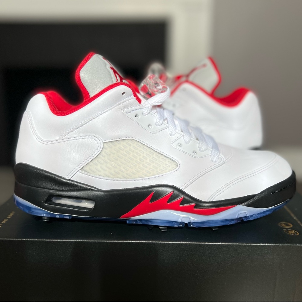 Nike Air Jordan 5 Golf “Chicago” - Men’s Size 8 - (CU4523-100) - Picture 1 of 6